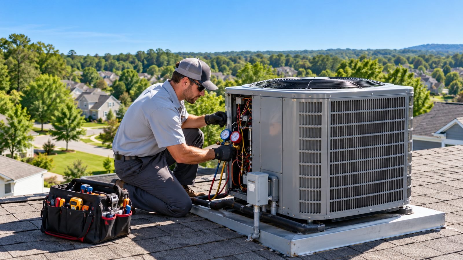 HVAC illustrative scene